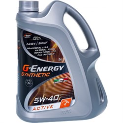 Масло G-Energy SyntheticActive 5W-40 - фото 13200537