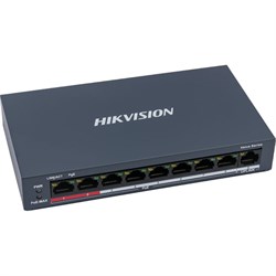 Восьмипортовый неуправляемый коммутатор Hikvision DS-3E0109P-E/MB - фото 13209054
