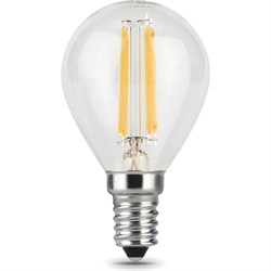 Лампа GAUSS LED Filament Шар - фото 13218697