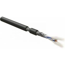 Экранированный кабель интерфейса Hyperline RS-SF-2x2x22/7-PVC-BK - фото 13219280