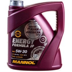 Синтетическое моторное масло MANNOL ENERGY FORMULA JP 5W30 - фото 13220011