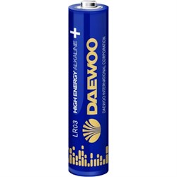 Алкалиновая батарейка Daewoo HIGH ENERGY Alkaline 2021 - фото 13224244