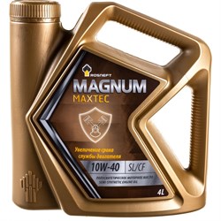 Полусинтетическое моторное масло Роснефть Magnum Maxtec 10W-40 SL-CF - фото 13225391