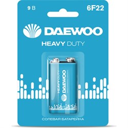 Солевая батарейка Daewoo Heavy Duty 2021 - фото 13228150