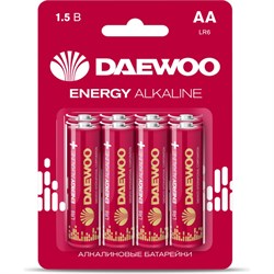 Алкалиновая батарейка Daewoo ENERGY Alkaline 2021 - фото 13230943