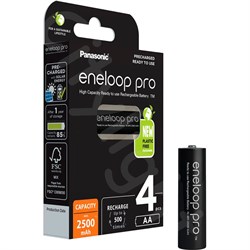 Аккумуляторы Panasonic eneloop pro BK-3HCDE/4BE - фото 13236976