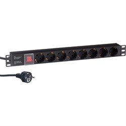 Блок розеток ExeGate ServerPro PDU-19H805 Al-8S-EU3CU-SW - фото 13250282