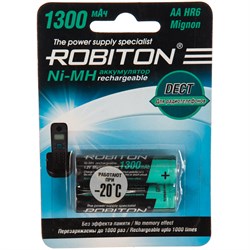 Аккумулятор Robiton 1300MHAA-2 DECT - фото 13298152