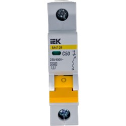 Автоматический выключатель IEK ВА47-29 - фото 13301588