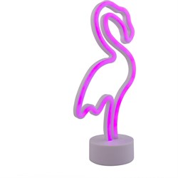 Декоративный неоновый светильник Старт фламинго - фото 13303074