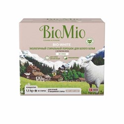 Стиральный порошок для белого белья BioMio BIO-WHITE - фото 13324297