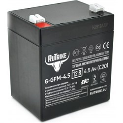 Тяговый аккумулятор Rutrike 6-GFM-4,5 - фото 13331415