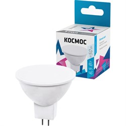 Светодиодная лампа Космос LED Экономик JCDR 6.5Вт 220В GU5.3 4500К - фото 13345633