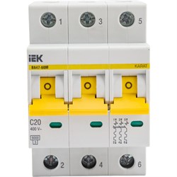 Автоматический выключатель IEK ВА47-60M - фото 13345788