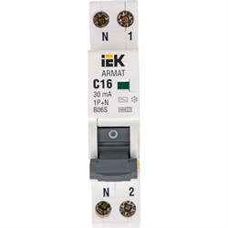 Автоматический выключатель дифференциального тока IEK ARMAT B06S - фото 13345960