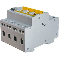 Дифференциальный автомат IEK АВДТ-34 3п+N, 2мод, C 16 A, 30 мA, A, 6 kA - фото 13347721