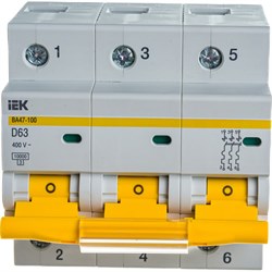 Модульный автоматический выключатель IEK ВА 47-100 - фото 13348724