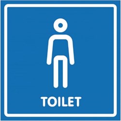 Наклейка Контур Лайн Туалет мужской - фото 13360803