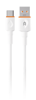 Кабель Alteracs USB-Type C F01-AC White - фото 13361948