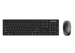 Комплект беспроводной Dareu MK198G Black (черный), клавиатура (мембранная, 104кл, EN/RU) + мышь (DPI 1400), ресивер  2,4GHz - фото 13365200