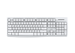 Клавиатура проводная Dareu LK185 White (белый), мембранная, 104 клавиши, EN/RU, 1,5м, размер 440x147x22мм - фото 13365213