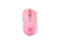 Мышь игровая проводная Dareu EM908 Pink (розовый), DPI 600-10000, подсветка RGB, USB кабель 1,8м, размер 122.36x66.79x39.83мм - фото 13365228