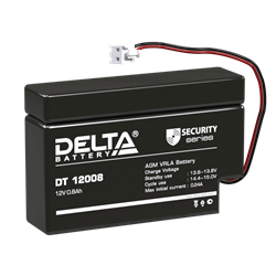 Аккумуляторная батарея DELTA BATTERY DT 12008 (T13) - фото 13365744