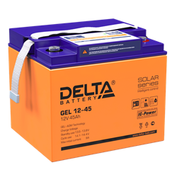 Аккумуляторная батарея DELTA BATTERY GEL 12-45 - фото 13365997