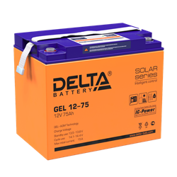 Аккумуляторная батарея DELTA BATTERY GEL 12-75