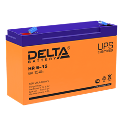 Аккумуляторная батарея DELTA BATTERY HR 6-15 - фото 13366114