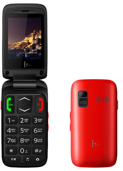 Ezzy Trendy 1 Red, 2.4'' 240х320, 256MHz, 1 Core, 32MB RAM, 32MB, up to 16GB flash, 0,3Mpix, 2 Sim, BT v2.1, Micro-USB, 800mAh, 89g, 100,8 ммx53 ммx19,5 мм - фото 13367219