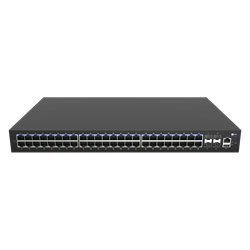 Коммутатор Fplus FCS-2352TX-P, 48 порта 10/100/1000BASE-T RJ45 PoE, 4 порта 10GE SFP+, 2 блока питания AC 220В 850Вт, высота 1RU - фото 13369124