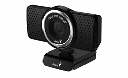 Веб-камера Genius ECam 8000 черная (Black) new package, 1080p Full HD, Mic, 360°, универсальное мониторное крепление, гнездо для штатива - фото 13369592