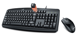 Комплект Genius Smart KM-200 Only Laser (клавиатура Smart KB-200 + мышь NetScroll 120 V2), Black, USB - фото 13369659