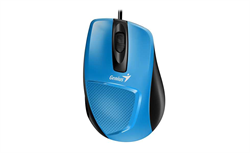 Мышь DX-150X, USB, G5, голубая/чёрная (blue, optical 1000dpi, подходит под правую руку) - фото 13369746