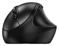 Мышь беспроводная Ergo 8300S черная (black),  вертикальная эргономичная бесшумная мышь с подставкой для большого пальца - фото 13369838