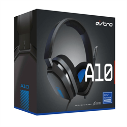 Гарнитура проводная игровая Astro Gaming A10 Headset PS4 GEN1 Grey/Blue, 3.5 MM - фото 13371495