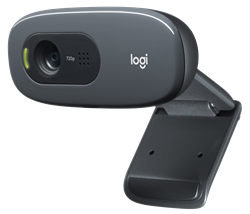 Веб-камера Logitech C270 (HD 720p/30fps, фокус постоянный, угол обзора 60&#176;, кабель 1.5м) (арт. 960-000999, M/N: V-U0018)