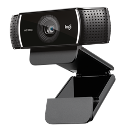 Веб-камера Logitech C922 Pro Stream (Full HD 1080p/30fps, 720p/60fps, автофокус, угол обзора 78&#176;, стереомикрофон, лицензия XSplit на 3мес, кабель 1.5м, штатив) (арт. 960-001089, M/N: V-U0028)