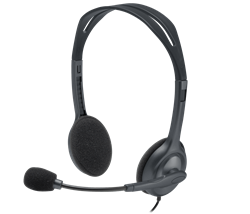 Гарнитура Logitech H111 (1 x 3.5мм, кабель 1.8м) (арт. 981-000594, M/N: A-00021) - фото 13371613