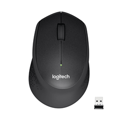 Мышь беспроводная Logitech M330 Silent Plus Black (черная, оптическая, 1000dpi, 2.4 GHz/USB-ресивер, бесшумная, под правую руку) (арт. 910-004924, M/N: M-R0051 / C-U0010) - фото 13371691