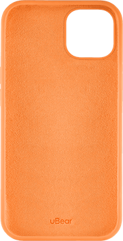 CS104OR61TH-I21 Touch Case, чехол защитный силиконовый для iPhone 13 софт-тач, оранжевый - фото 13374477