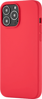 CS106RR67TH-I21 Touch Case, чехол защитный силиконовый для iPhone 13 Pro Max софт-тач, красный - фото 13374499