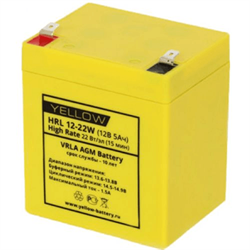 АКБ YELLOW BATTERY HRL 12-22W - фото 13376935