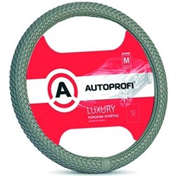 Оплетка руля AUTOPROFI AP-800 GY M - фото 13391039