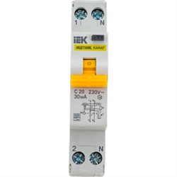 Автоматический выключатель дифференциального тока IEK АВДТ32ML KARAT - фото 13394030