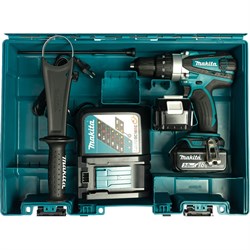 Аккумуляторная дрель MAKITA DHP458RFE - фото 13473828