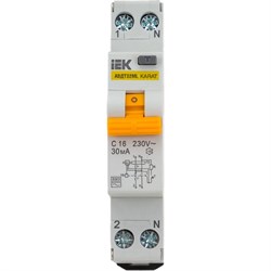 Автоматический выключатель дифференциального тока IEK АВДТ32МL - фото 13496008