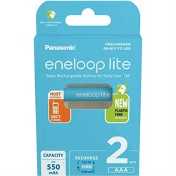 Аккумуляторы Panasonic eneloop lite BK-4LCCE/2BE - фото 13496141