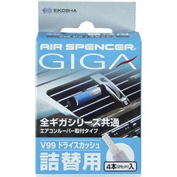 Запасной элемент для ароматизатора на кондиционер EIKOSHA Giga DRY SQUASH - фото 13497259